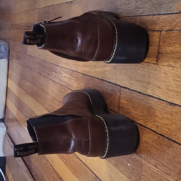 Dr. Martens Brown Heeled Boots - Picture 8 of 14